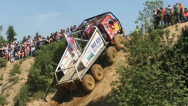 Lomy u Kremaova na umpersku hostily velkou cenu truck trialu, která...