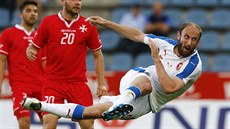 Roman Hubník se parádn� polo�il do st�ely a v p�íprav� proti Malt� si p�ipsal...