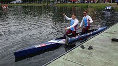 Jaroslav Radoň a Filip Dvořák na olympijské dokvalifikaci