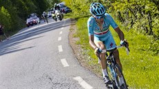 Vincenzo Nibali na trati 20. etapy Gira