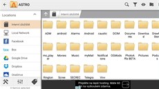 ASTRO File Manager si poradí i s pístupem k obsahu cloudových úloi.