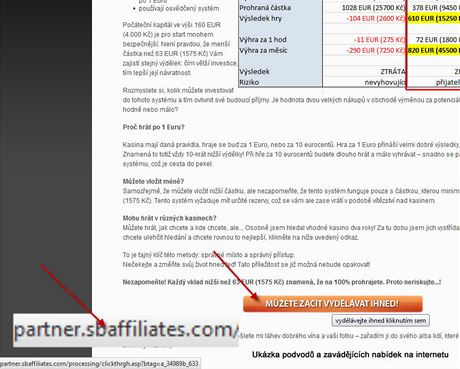 Podvodn strnky vs nepodj pmo o penze, systm szen vm daj...