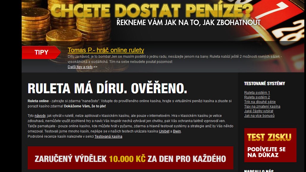 Dal�í stránka, která se vás sna�í nalákat na návod a donutit vás utrácet peníze...
