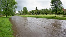 Rozvodnná Polenice v eském Krumlov (31. kvtna 2016)