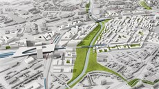 Hnutí ANO p�edstavilo svoji verzi nového �elezni�ního uzlu v Brn�. Hlavní...