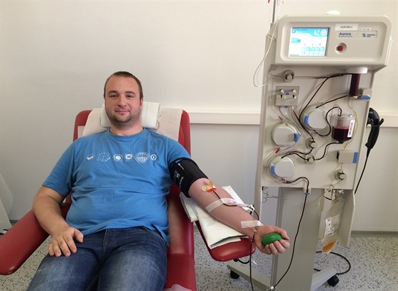 Jan Boko z Volyn daruje krev tvrtým rokem a nyní se rozhodl i pro poskytnutí...