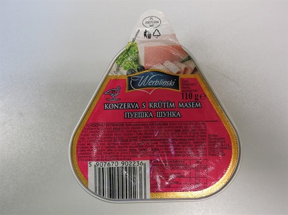 Aktuáln inspekce zjistila, e v konzerv s krtím masem 110 gram znaky Werblinski z Polska mlo být 59 procent masa, ale bylo ho jen 47 procent. 