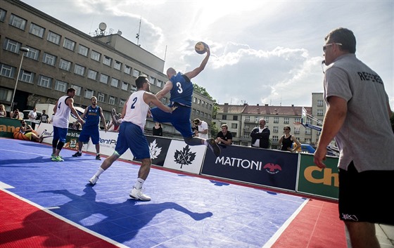 Momentka z královéhradeckého turnaje 3x3 Tour