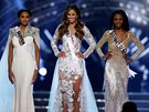 Ti poslední finalistky Miss USA 2015. Nakonec vyhrála Deshauna Barberová...