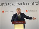 Boris Johnson podporuje vystoupení Británie z EU