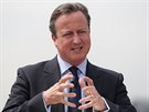 David Cameron bhem vystoupení v Londýn (7. ervna 2016)