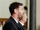 Argentinský fotbalista Lionel Messi vypovídá u soudu v Barcelon. (2. ervna...