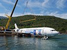 Do Egejského moe u tureckého letoviska Kusadasi byl potopen airbus A300....