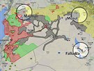 Ti fronty v Sýrii a Iráku