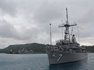 Americká minolovka USS Patriot u ostrova Okinawa