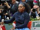 Serena Williamsová ped finále Roland Garros.