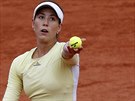 Garbin Muguruzaová podává ve finále Roland Garros.