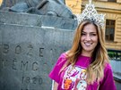 eská Miss 2016 Andrea Bezdková pijela podpoit charitativní bh poádaný...
