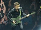 Frontman Muse Matt Bellamy (O2 arena, Praha, 4. ervna 2016)