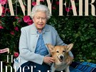 Královna Albta II. na obálce magazínu Vanity Fair na snímku od Annie...