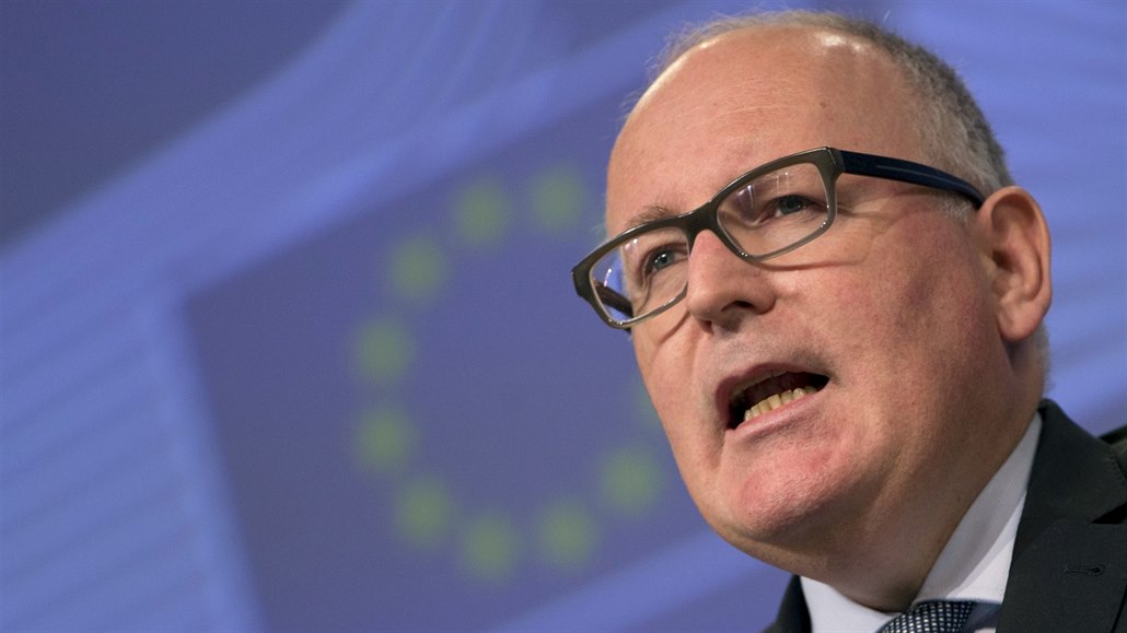 První místop�edseda Evropské komise Frans Timmermans. (1. �ervna 2016)