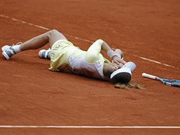 TO JE RADOSTI! Garbie Muguruzaov prv vyhrla Roland Garros, svj prvn...