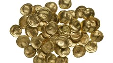 Keltský zlatý poklad nalezený u rakouského Hörschingu (8. �ervna 2016)