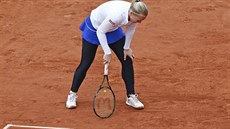 Tenistka Kiki Bertensová bojuje v semifinále Roland Garros prtoi Seren...