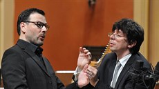 Kontratenorista Andreas Scholl a dirigent Václav Luks na koncert Praského jara