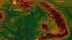 Mapa Viktoriny velké cesty. Zmapovat, ím na ní prola její osobnost, je pro...