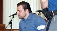 Petr  Kramný u Vrchního soudu v Olomouci, který mu potvrdil trest 28 let...