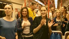Gospelový sbor Maranatha rozezpíval cestující v metru