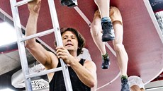 David erný pro olympiádu v Riu vytvoil instalaci Zátopkovy nohy