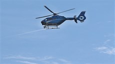 Hledání zdroje radioaktivního záení zaal vrtulník Eurocopter, který je...