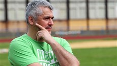 Karlovarský trenér Jaromír Kverka.