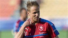David Limberský na otev�eném tréninku �eských fotbalist� v Tours