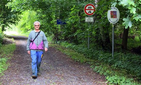Do nmeckého msta Bad Brambach vede z eska jen úzká cesta, která je vhodná pro pí a cyklisty.