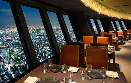 Sky Restaurant 634 (Tokio, Japonsko) 