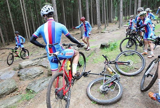 Píprava eských biker pod vedením trenéra Viktora Zapletala.