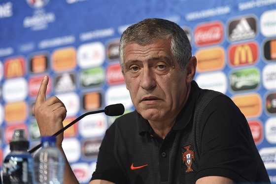 Trenér portugalské reprezentace Fernando Santos.