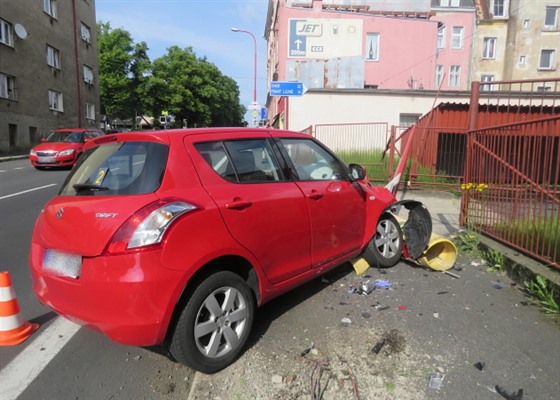 Dvaatyicetiletá idika smetla lampu veejného osvtlení.