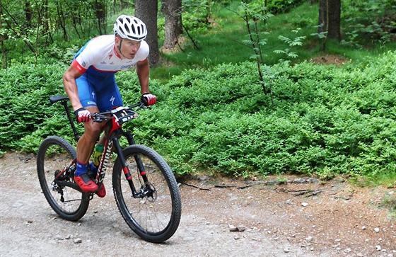 Dva poslední roníky masového cyklistického závodu v Jizerských horách ovládl shodn Pavel Boudný. 