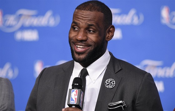 LeBron James z Clevelandu, spokojený po estém finále NBA.