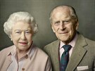 Královna Albta II. a její manel princ Philip (10. ervna. 2016)