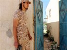 Jednotky bojující za vládu národní jednoty u msta Syrta v Libyi. (12. 6. 2016)