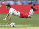 Devatenáctiletý polský talent Bartosz Kapustka.