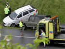 Nehoda na dálnici D5 - Letkov u Plzně (15. 6. 2016)