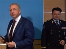 Ministr vnitra Milan Chovanec a policejní prezident Tomá Tuhý (15.6.2016)