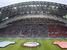 STADE VÉLODROME. Stadion v Marseille hostí zápas domácí Francie s Albánií.