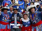 Fanouci Francie ped posledním zápasem základní skupiny se výcarskem.